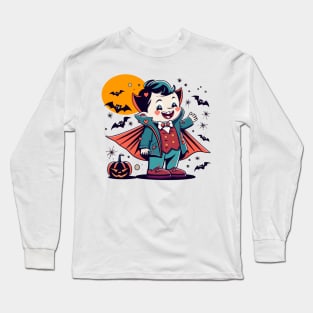 "Cute Baby Vampire Boy" design Long Sleeve T-Shirt